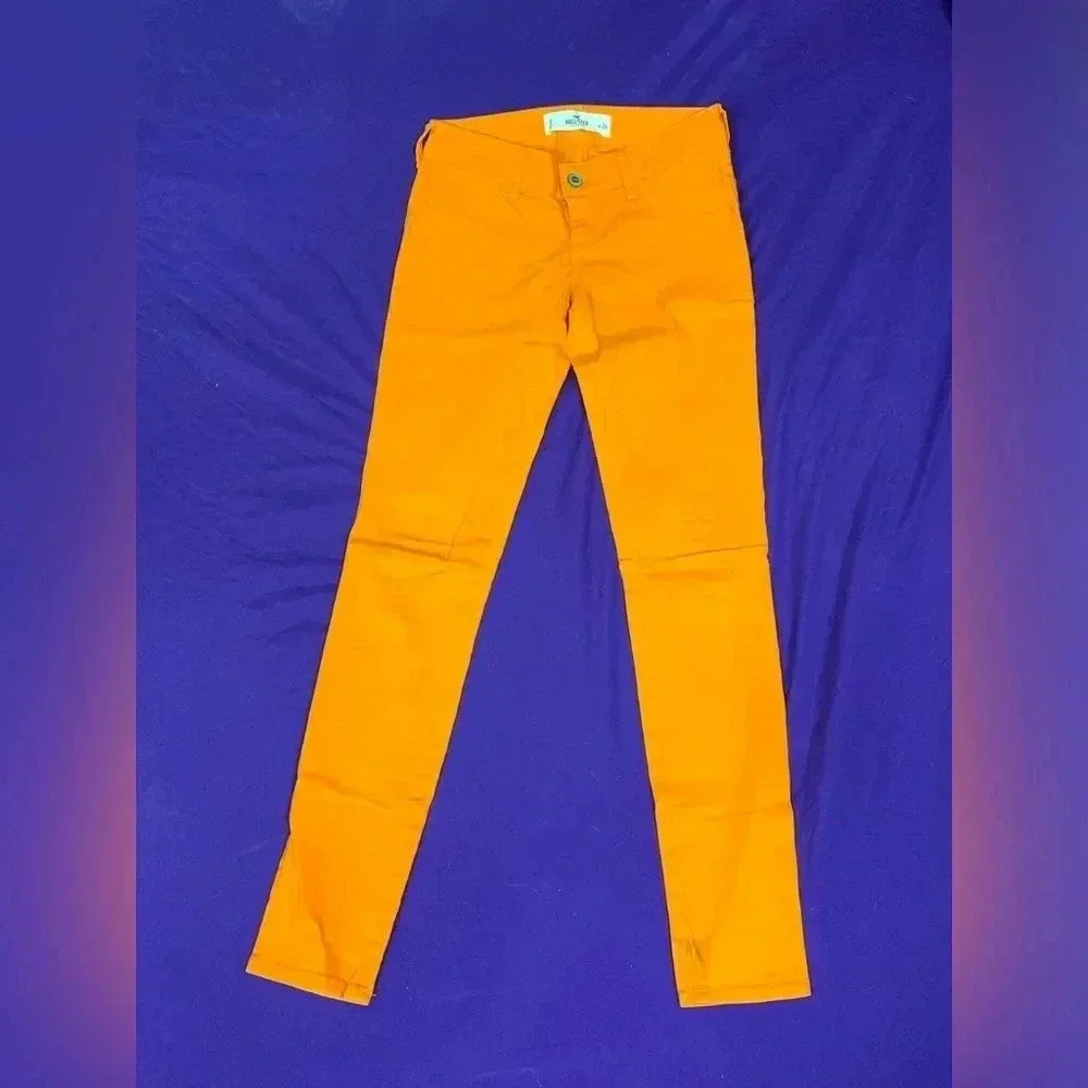 Orange, hollister pants 24 waist